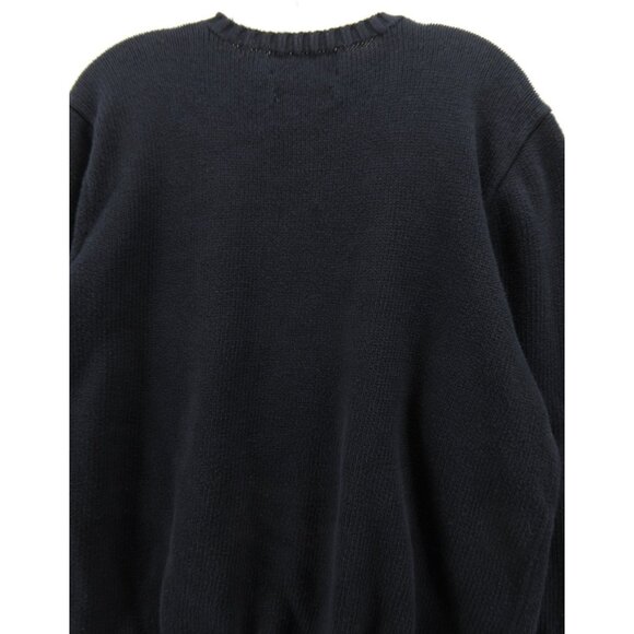 Ralph Lauren Polo Sweater Large Pullover Red Pony Ribbed Knit Crewneck - Picture 8 of 10